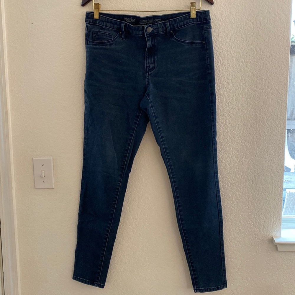 Mossimo jeans, mid-rise denim legging